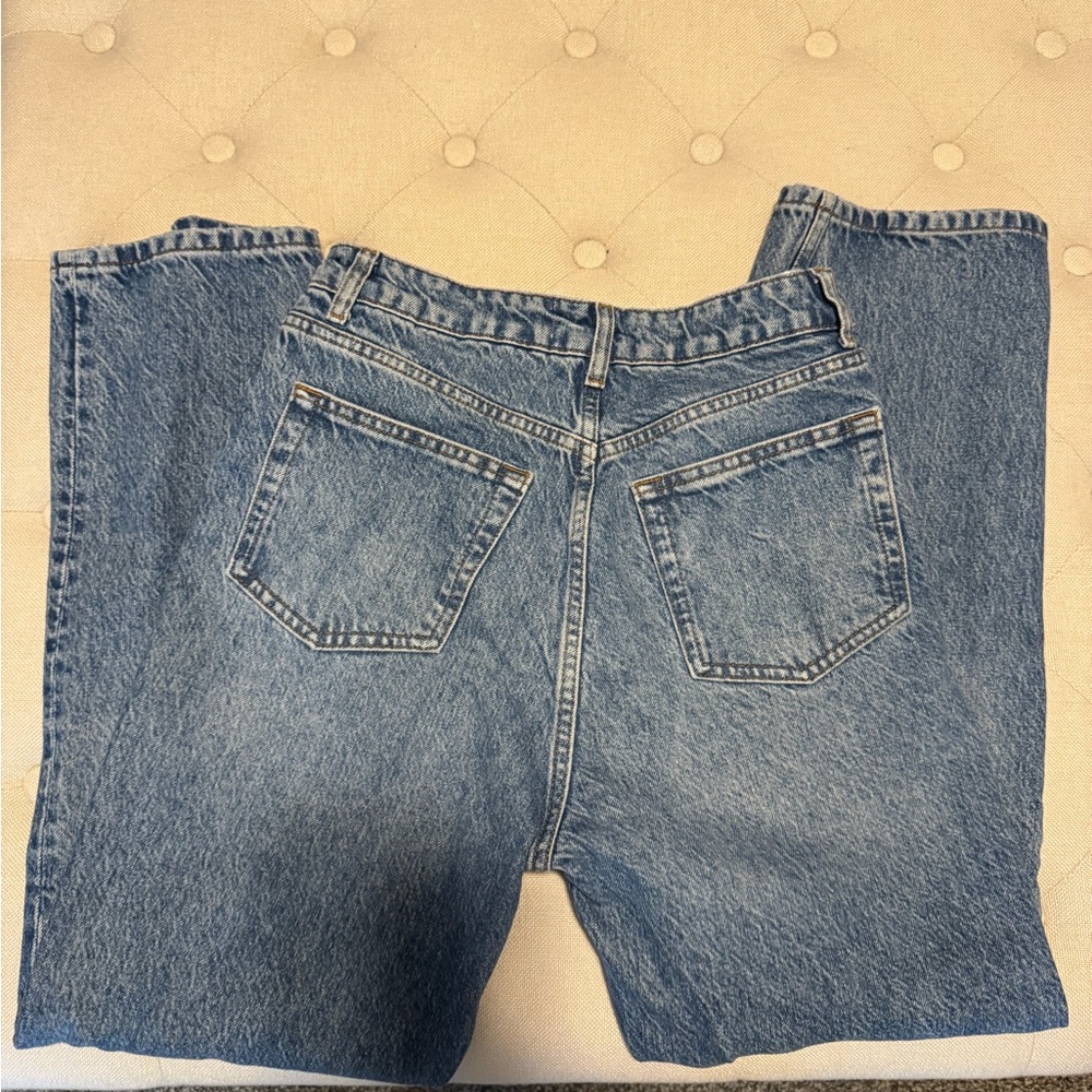 Reformation Relaxed Fit Blue Jeans